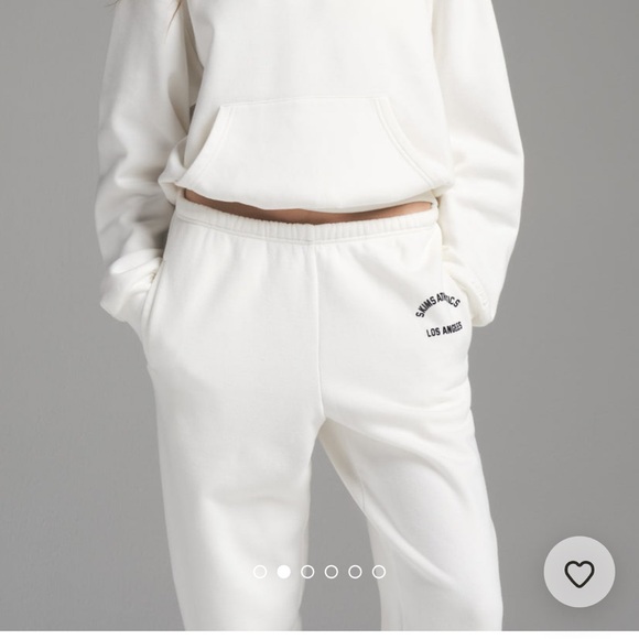 SKIMS NWT Cotton Fleece Jogger - Marble Graphic - Picture 4 of 6